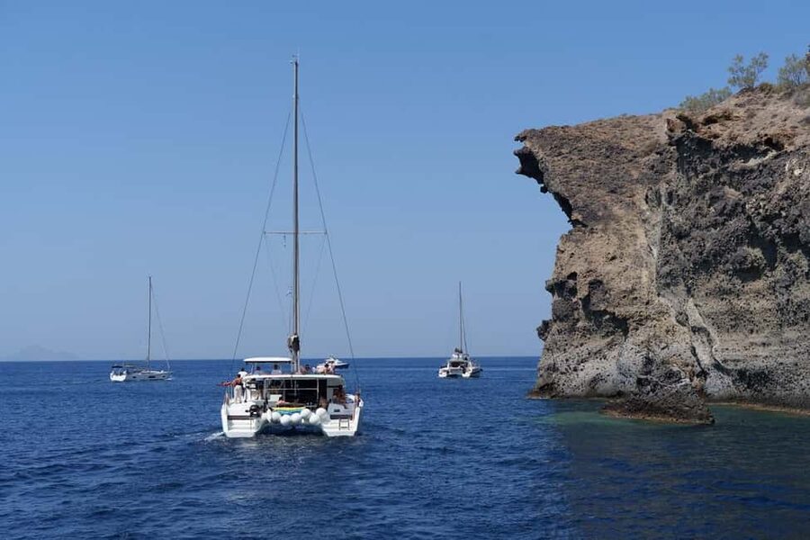 Santorini: Luxury Caldera Cruise With Meal & Drinks - Comfort, practical limits, and who should book