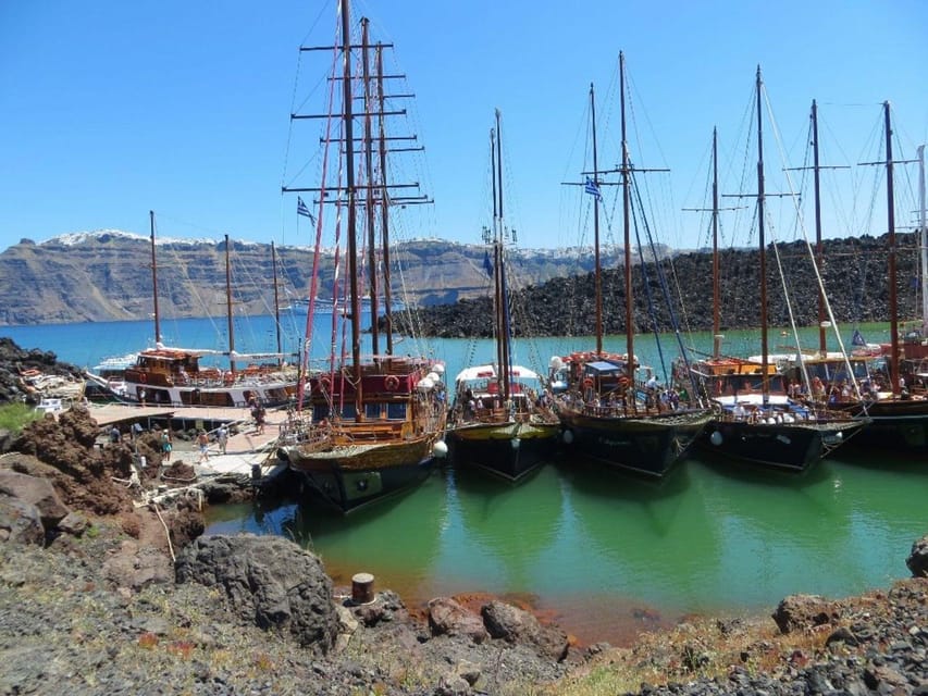 Santorini Port: 3 Hour Cruise to Volcano and Hot Springs - Palea Kameni and the truth about the hot springs