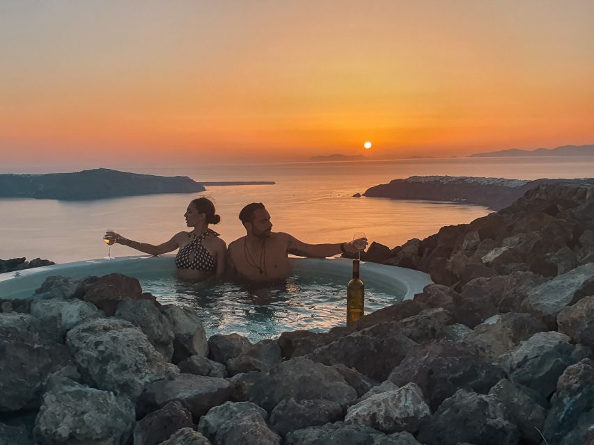 Santorini: Volcanic Hot-Tub Experience with Caldera Views - The Caldera view, and why it works so well