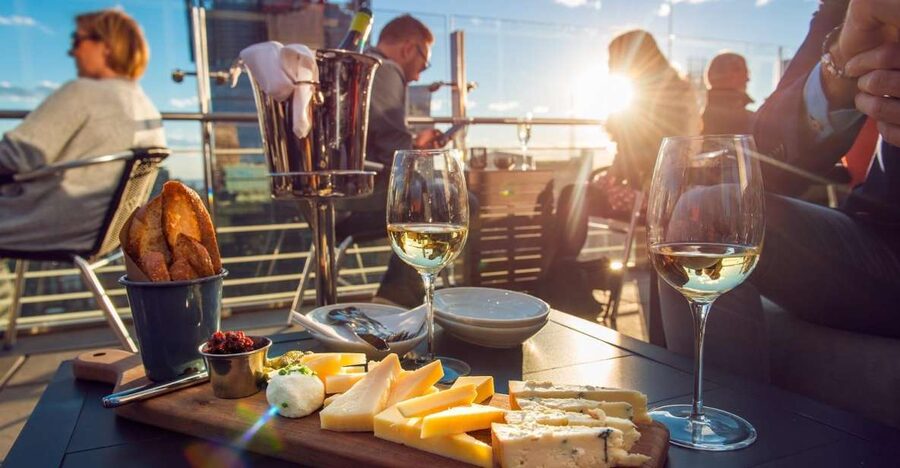 Santorini: Volcano and Hot Springs Sunset Dinner Cruise - Nea Kameni: Santorini’s volcanic heart