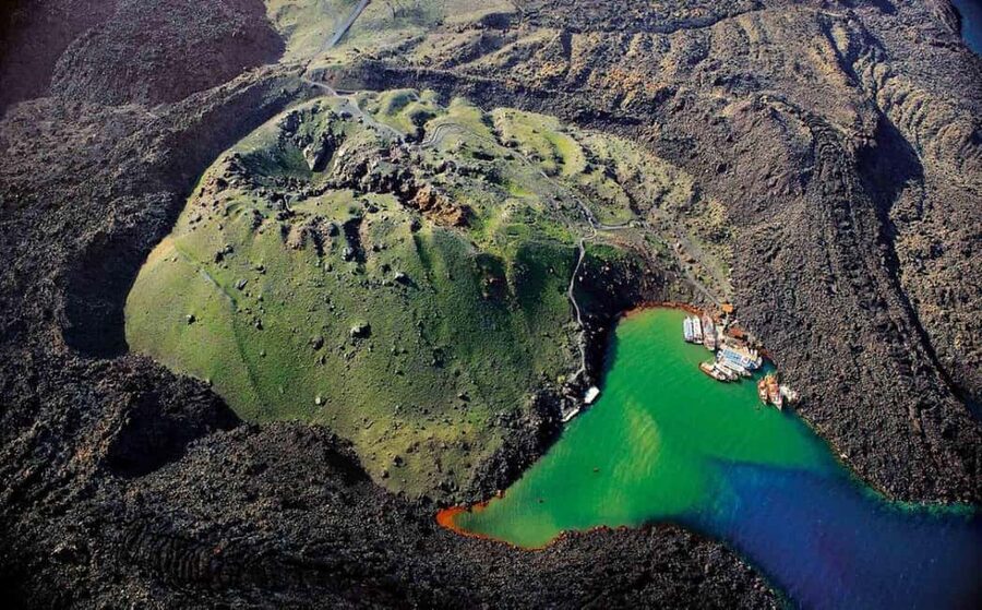 Santorini Volcano, Hot Springs Adventure - Santorini’s volcano is best seen from the sea