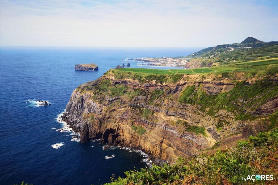 São Miguel Guided Tour to Volcano and Crater of Sete Cidades - Sete Cidades village and the bridge between the lakes