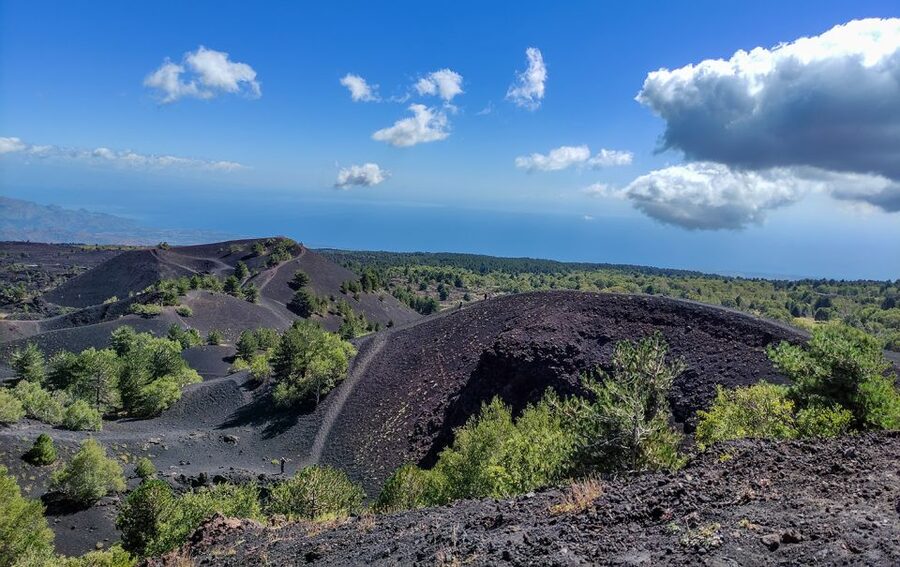Sicily: Etna and Alcantara Gorges Full-Day Tour with Lunch - Inside Grotta dei Ladroni, an old lava-flow tunnel