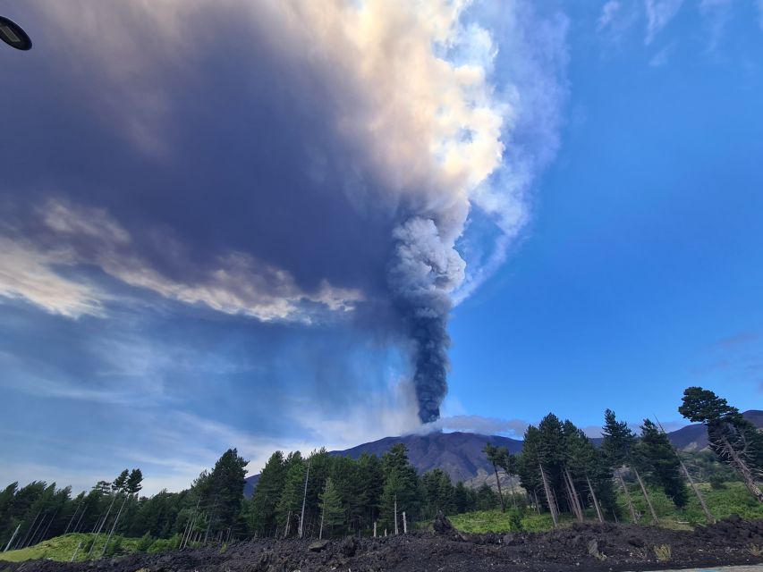 Sicily: Mount Etna 4x4 Jeep Tour with Lava Caves & Forests - Piano Provenzana and the ruins of Hotel Le Betulle