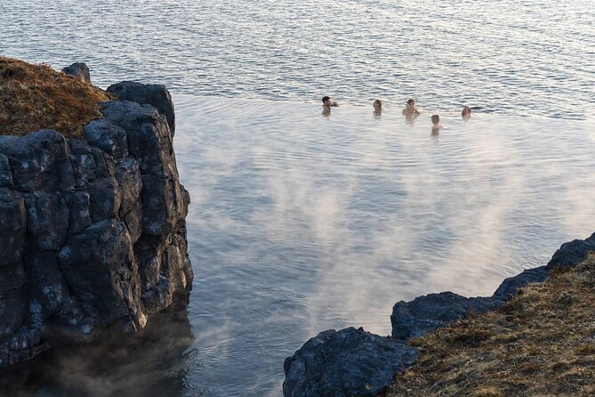 Small-Group Golden Circle, Sky Lagoon with Ticket & Kerid Crater - Geysir, Strokkur, and the smell of sulfur