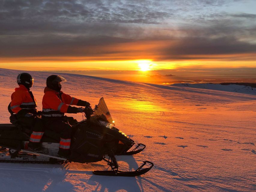 Snowmobiling on Eyjafjallajökull – The Summit of Adventure - Starting at Brú Base Camp near Seljalandsfoss