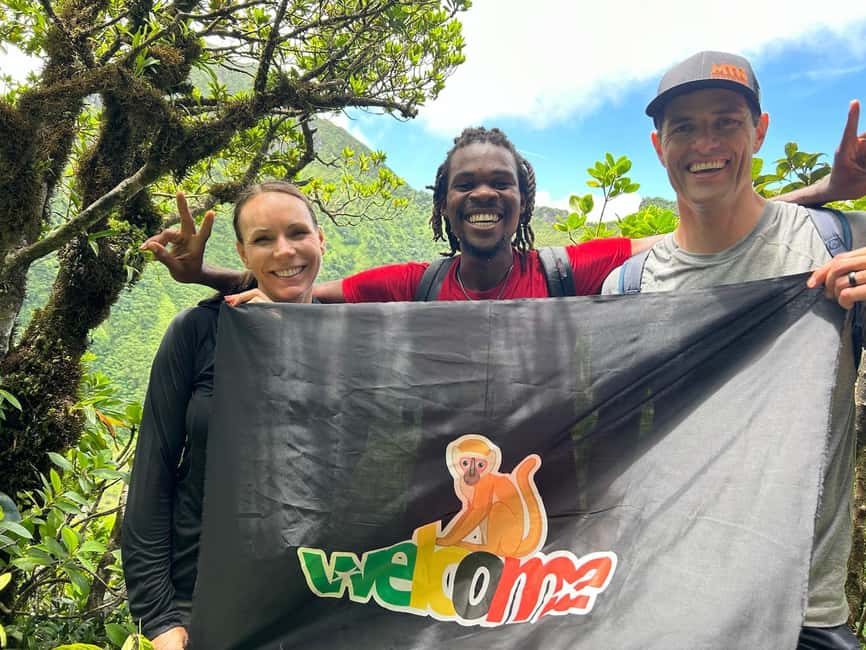 St. Kitts: Volcano Hike to Mt. Liamuiga the Highest Peak - What you see at the top
