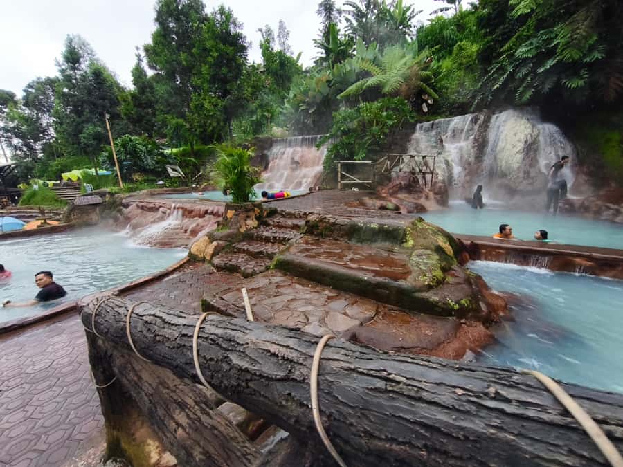 Start 10am Bandung Group Tour Volcano, Waterfalls, Hotspring - Tangkuban Perahu: the volcanic opening