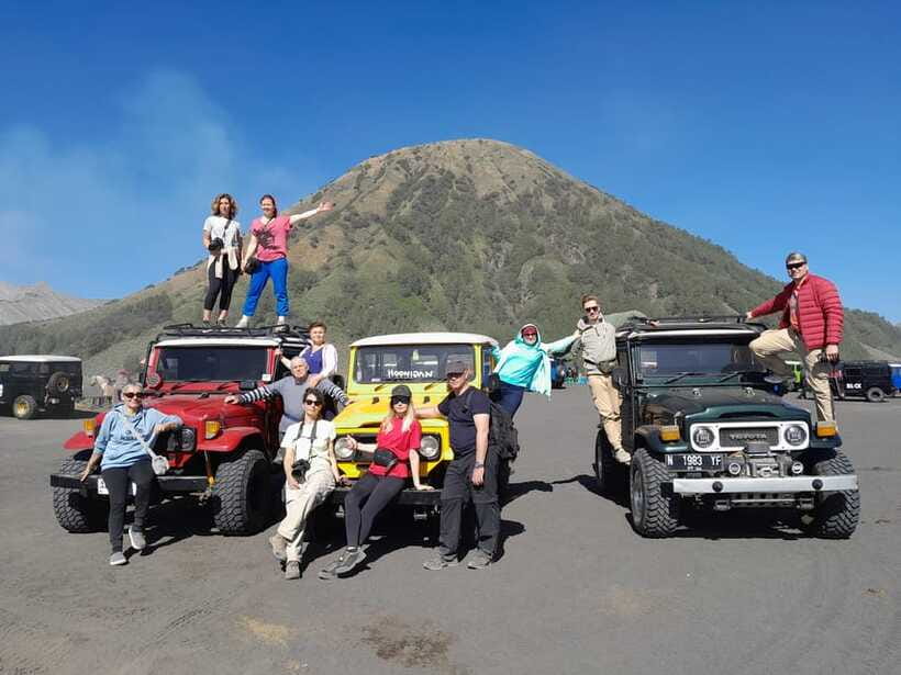 Start From Surabaya: Mount Bromo Sunrise Shared Guided Tour - Walking across the sand sea to Mount Bromo