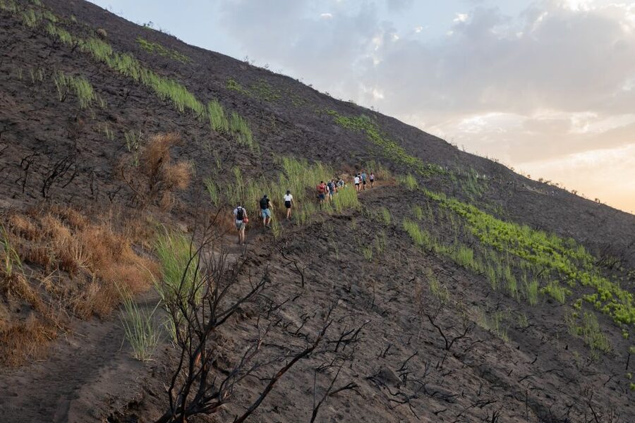 Stromboli: Sunset Trekking at Sciara del Fuoco - Reaching Sciara del Fuoco at 400 meters