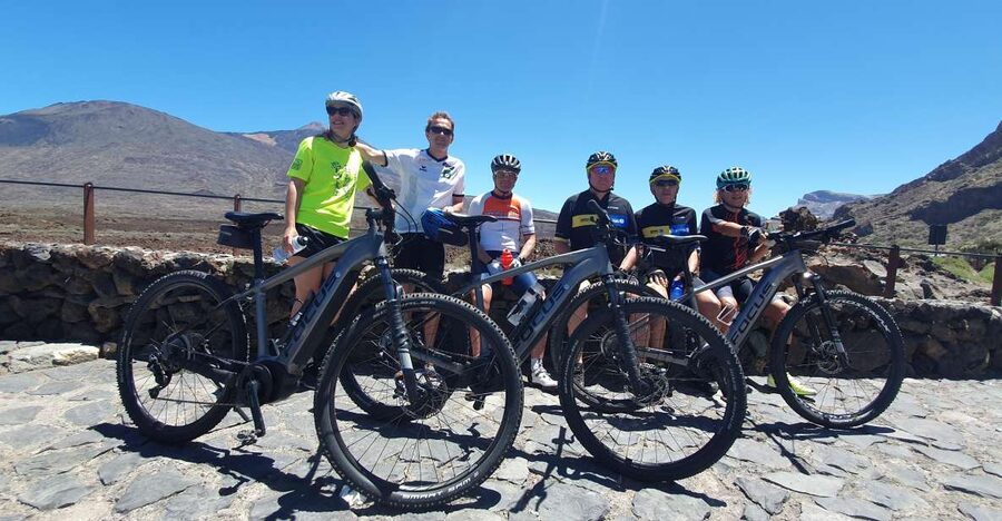 Teide Crater Tour - Electric Bike Tour - The first break and views across southern Tenerife