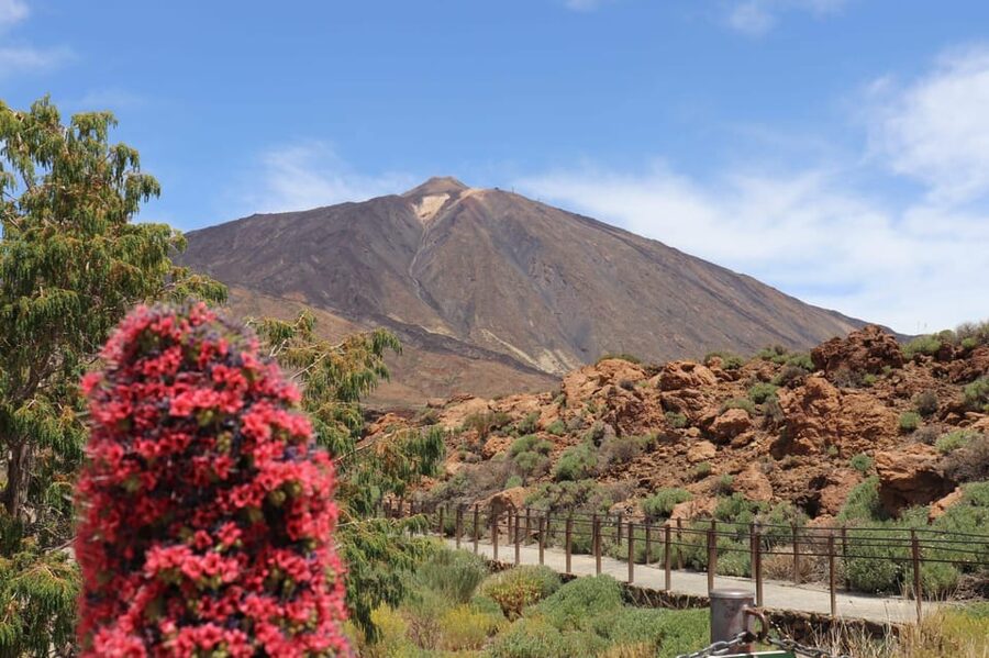 Teide National Park and Vilaflor - El Pico Viejo and the huge lava field