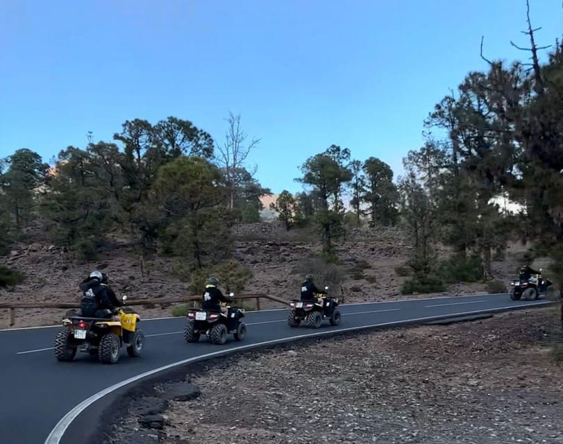 Tenerife: Guided Group Quad Tour on Mount Teide - A simple picnic in volcanic country