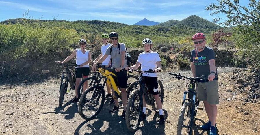 Tenerife: premium e-bike ride at Chineyro volcanic area - Chinyero Volcano and the black volcanic ground