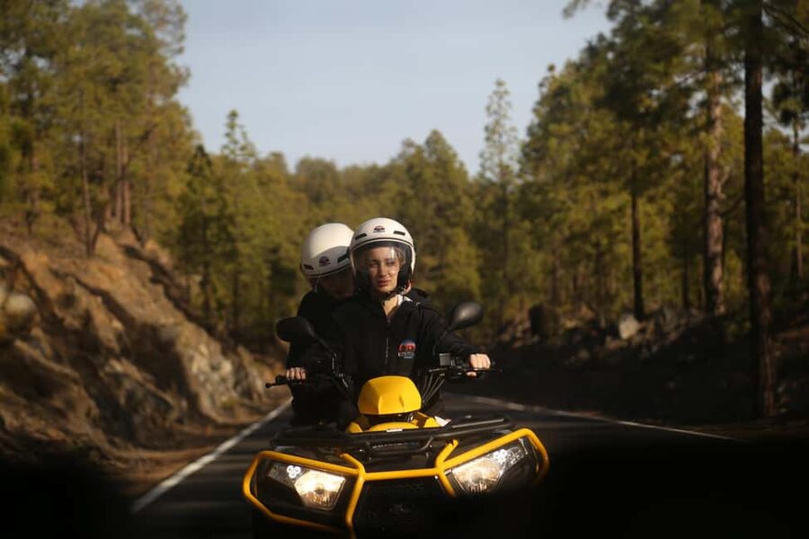 Tenerife: Quad Day Trip Teide National Park - La Zapatilla de la Reina and the first mountain roads
