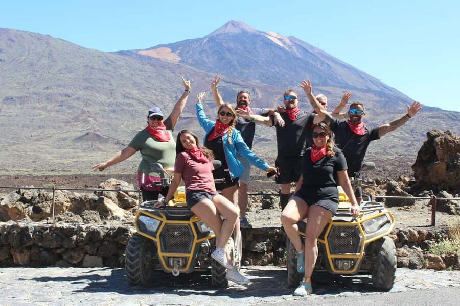 Tenerife: QUAD excursion TEIDE volcano - Reaching Teide National Park by quad