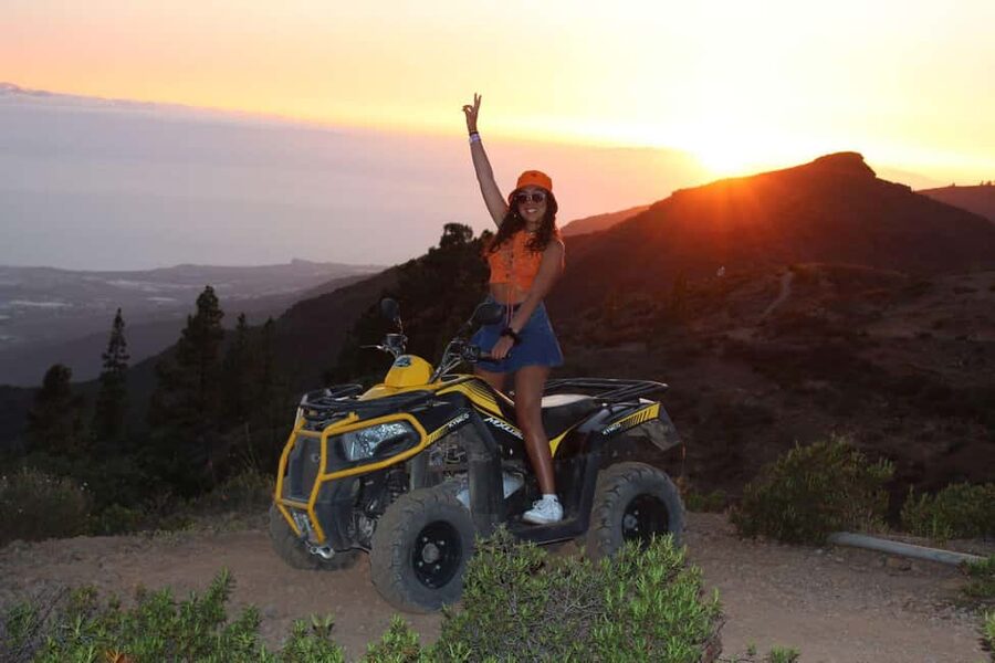 Tenerife: QUAD excursion TEIDE volcano - Sharing a quad and meeting the driving rules
