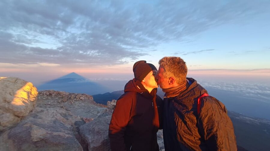 Tenerife: Teide Night Hike to Watch Sunrise and Shadow - Sunrise and Teide’s enormous Atlantic shadow