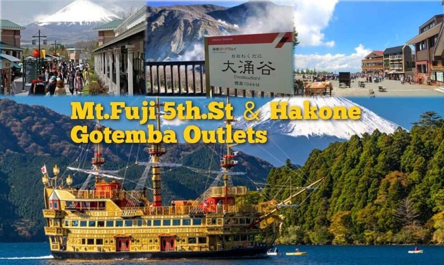 Tokyo: Mount Fuji, Gotemba & Hakone Day Trip by Luxury Bus - Mount Fuji’s fifth station in 40 minutes