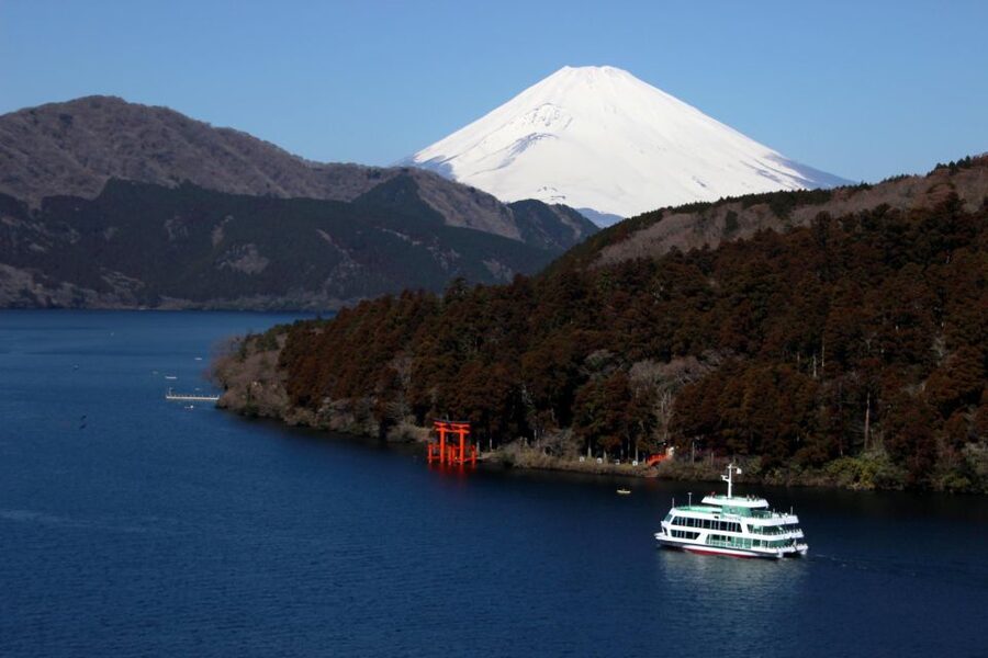 Tokyo: Mt. Fuji 5th Station & Hakone Cruise 1-Day Bus Tour - Hakone Ropeway over volcanic country