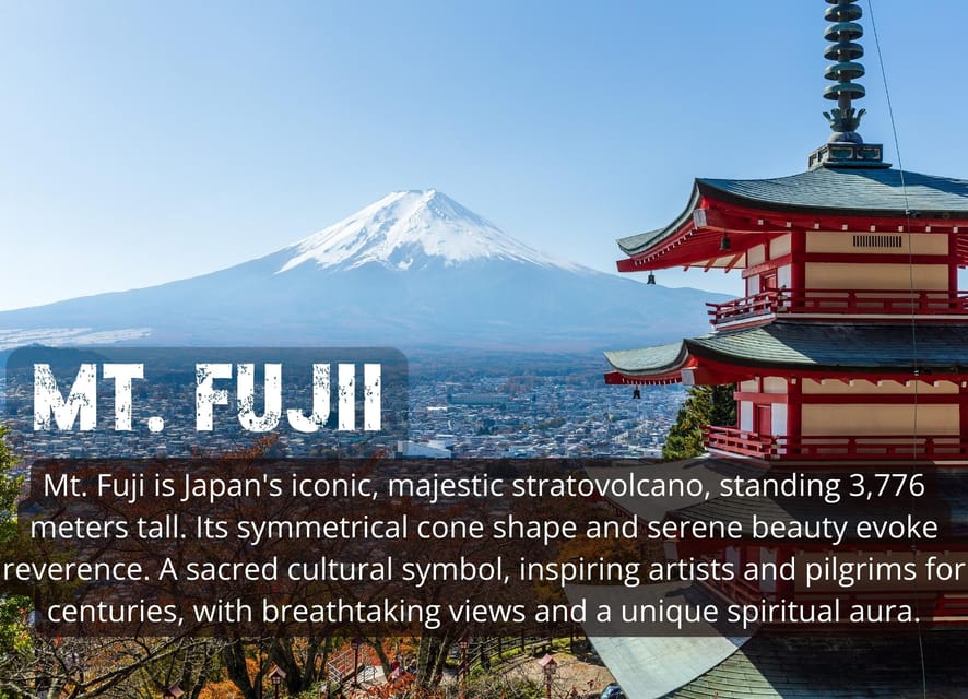 Tokyo: Mt. Fuji and Hakone tour with English Speaking Driver - Mt. Fuji’s 5th Station and the first mountain views