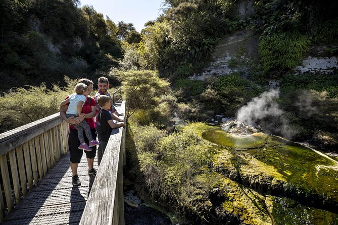 Volcanic Valley Self Guided Walking and Hiking at Waimangu - Inferno Crater Lake and the brightest views