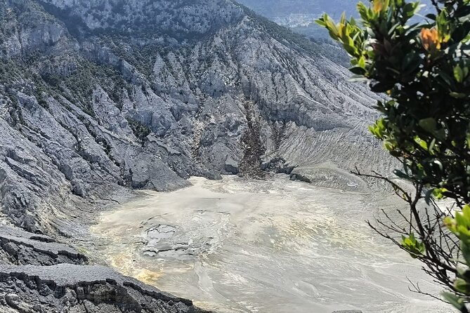 Volcano and Domas Crater of Hot Stony Bubble from Jakarta Lunch - Lembang flavors, pineapple, coffee, and lunch