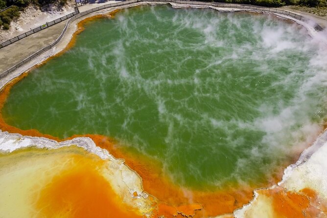Wai-O-Tapu Thermal Wonderland, Rotorua, New Zealand - Mud pools, craters, and steaming fissures add variety