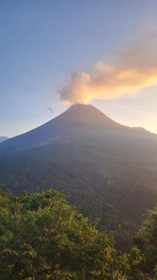 Yogyakarta Volcano: Mount Merapi on Hilltop (Lava View) - Waiting for lava in fog, rain, and silence
